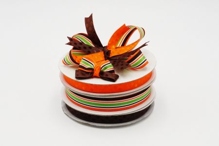 Holiday Striped Woven Ribbon Set